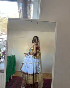 Pretty Banjara Tribal étnico Vintage afgano/Pakistán Kutchi fiesta tradicional vestido afgano para mujeres - Product Image 2