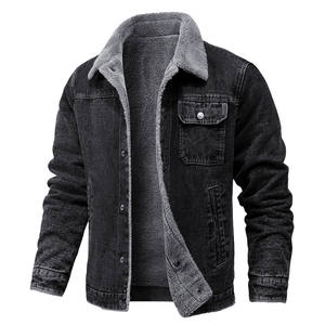 OEM Custom Unisex Distressed Acid Wash <b>Denim</b> <b>Jacket</b> Coats Jean Work <b>Jacket</b> for <b>Men</b> and Women for Winter - Product Image 4