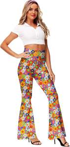 Vente chaude Meilleure Qualité Femmes Pantalon Flare Respirant Personnalisé Imprimé Logo Blanc Femmes Pantalon Flare Nouveau Style Femmes Pantalon Flare - Product Image 5