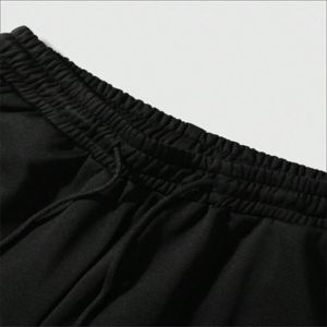 Ensemble survêtement unisexe personnalisé 100 % coton, pantalon évasé et sweat à capuche, style streetwear décontracté, deux pièces, écologique, été, grandes tailles - Product Image 5