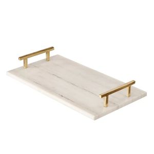 Artisan <b>Marble</b> <b>Tray</b> Made For Contemporary Home Decor Functional Storage And Stylish Serving Presentation - Product Image 3