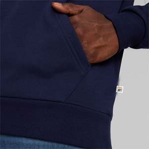 Sweats à capuche pour hommes logo personnalisé brodé et imprimé conception de logo OEM couleur bleu marine sweats à capuche pour hommes vente en gros - Product Image 6