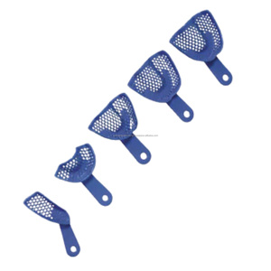 ชุดถาดพิมพ์ฟันสเตนเลสสตีลสีเงิน พรีเมี่ยม เวิลด์ พรีซิชั่น เซอร์เจอร์คัล แมนนวล ได้รับการรับรองมาตรฐาน CE สำหรับฟันบนและฟันล่าง รับประกัน 3 ปี - Product Image 3