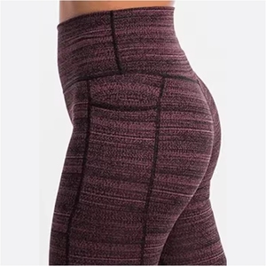 Venta al por mayor logotipo personalizado mujeres Yoga Leggings pantalones transpirable cómodo elástico gimnasio desgaste Venta caliente nueva llegada mujeres Leggings - Product Image 6