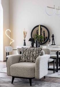 Ensemble de canapés modulaires en tissu de style moderne pour salon et salle à manger avec fonctions de rangement, meubles pour la maison - Product Image 3