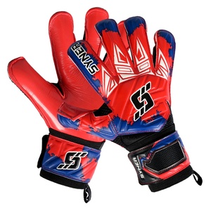 Gants de gardien de but de football professionnels pour l'extérieur, paume en latex allemand, respirants, absorption des chocs, sangle de poignet réglable |   Unisexe - Product Image 4