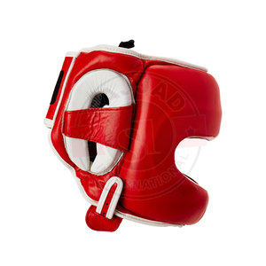 Protège-tête en cuir, équipement d'entraînement professionnel de boxe, protège-tête entièrement personnalisé - Product Image 5