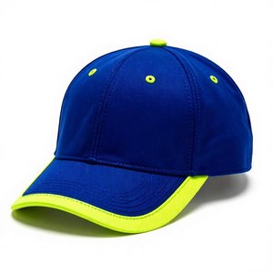 Casquette de baseball OEM personnalisée à 6 panneaux, design bicolore, visière incurvée, chapeau de sport réglable - Product Image 2