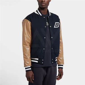 2024 personnalisé de haute qualité hommes col montant Letterman vestes High Street Style en gros avec des quantité minimale de commande bas pour l'hiver - Product Image 3