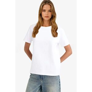 T-shirt Basic con collo da bicicletta a manica corta da donna - Product Image 1
