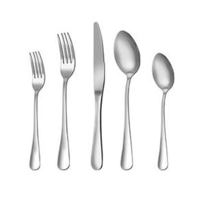 Juego de cubiertos moderno de acero inoxidable con propiedades resistentes a la corrosión, superficies pulidas elegantes y artesanía ergonómica - Product Image 2