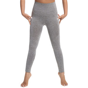 Leggings d'entraînement de yoga taille moyenne pour femmes, tissu polaire respirant sans couture 100% fibre de bambou, utilisation de gymnastique personnalisée, nouvel arrivage - Product Image 4