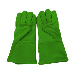 Guantes de soldadura de cuero genuino OEM, reparación de automóviles, precio de fábrica, guantes de cuero a granel, guantes de cuero de grano completo sin forro para hombres - Product Image 4