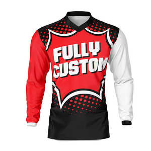 Nouveau maillot de motocross design personnalisé manches longues séchage rapide vêtements de moto et de course automobile du Pakistan nouveau maillot de motocross - Product Image 1