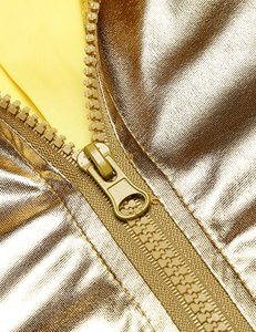 OEM ODM coupe-vent d'hiver unisexe brillant logo brodé marque universitaire finition satinée Lettermen Bomber Varsity Style imperméable - Product Image 4