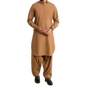 Traje Pakistaní Shalwar Qameez Moderno para Hombre, Diseños Personalizados, Algodón de Alta Calidad, Traje de 2 Piezas Kurta Pajama para Hombre en Venta - Product Image 1
