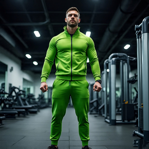 Chándal de Fútbol con Cremallera para Hombre, Ropa Deportiva para Entrenamiento de Fútbol, Chaqueta de Camionero y Pantalones de Chándal - Product Image 3