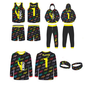 2026 High Quality Team <b>Pack</b> Customize <b>Heat</b>-Transfer Printed Plus Size Basketball Unity Bundle Set Anti-Bacterial Quick Printed - Product Image 2