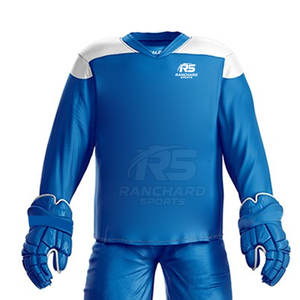 Uniforme de hockey sur glace 100% polyester, prix d'usine, uniforme de hockey sur glace le plus vendu, toucher doux, uniforme de hockey sur glace en vrac - Product Image 5