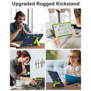 <span class=keywords><strong>Housse</strong></span> de <span class=keywords><strong>tablette</strong></span> hybride 3 couches PC silicone avec béquille pliable pour <span class=keywords><strong>Samsung</strong></span> Galaxy Tab A9 A11 A9+ A11+ A8 A7 S6 Lite S9 FE S10 FE - Product Image 6