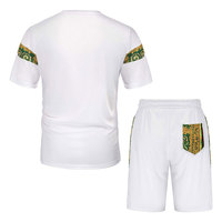 2023 nouveauté hommes été deux pièces ensemble respirant coton survêtement et décontracté sport Shorts imprimé T-Shirt sport usage quotidien