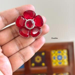 ต่างหูเงินชุบคุณภาพดีทันสมัย ประดับด้วยเพชร CZ สองชั้น ดีไซน์ทันสมัย เหมาะสำหรับงานแต่งงานและงานปาร์ตี้ สำหรับผู้หญิงและเด็กผู้หญิง - Product Image 2