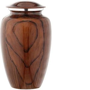 Urna de cremación funeraria de madera pulida para hombres y mujeres adultos, almacenamiento de cenizas humanos - Product Image 5
