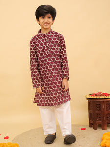 Último diseño puro algodón niños Kurta Payjama para la boda desgaste indio Casual niños vestido al por mayor precio - Product Image 2