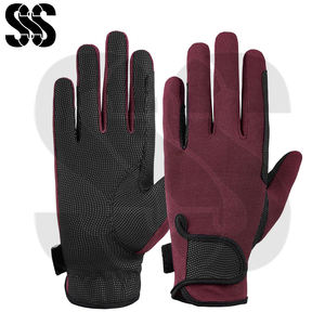 Guantes de Equitación de Invierno de Primera Calidad, Recién Llegados, Precio al por Mayor, Cuero Sintético, Dedos Completos, Transpirables y Ligeros - Product Image 3