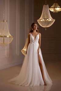 Vestido de cóctel de noche sin mangas de longitud completa Patrón floral Forma de cuerpo antiestático con bordado y abalorios para eventos - Product Image 3