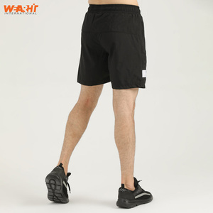 Short en coton décontracté pour hommes le plus vendu High Street respirant taille moyenne conception cordon tricoté solide léger pour - Product Image 3