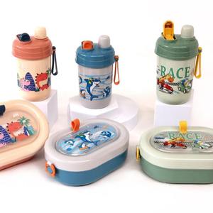 Food Grade <b>Kids</b> <b>Lunch</b> <b>Box</b> With Water Bottle,Plastic <b>Bento</b> <b>Box</b> For Students And <b>Kids</b> Factory Wholesale <b>Lunch</b> Container Set - Product Image 1