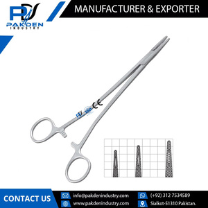 Soporte de aguja de Sarot quirúrgico de acero inoxidable ligero más vendido reutilizable con fuente de alimentación Manual de logotipo personalizado - Product Image 4