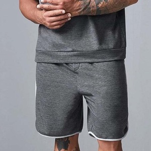 Men's Outfits Shorts and T-Shirts 2 Piece <b>Set</b> Sweat Suit for Casual Wear Gym Fitness Wear Contrast Color Cotton Men's <b>Sets</b> - Product Image 4