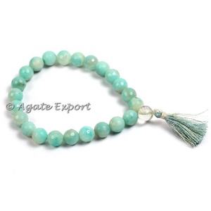 Best Price <b>Crystal</b> Green Aventurine Faceted Power <b>Bracelets</b> for Sale & Semi Precious Stone Exporter - Product Image 5