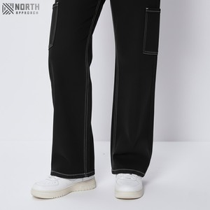 Nueva llegada personalizable pantalones vaqueros de mujer de peso medio estilo Streetwear con color único Odm suministro para invierno pantalón de mezclilla - Product Image 3