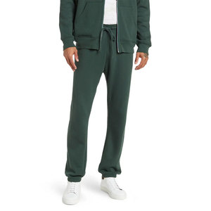 Regular Fit Lightweight 70% Cotton 30% Polyester Fleece Breathable Eco-Friendly Drawstring Closure Mid Waist Sweat Pant Men - Product Image 4