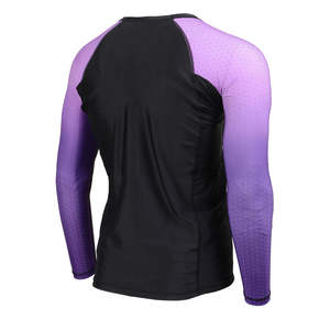 Premium Quality Custom Logo Long Sleeve Rash Guard Quick Dry Eco-Friendly Breathable Gym Training Athlete Gear BJJ MMA Men's - Product Image 3