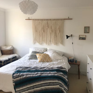 Décoration de maison Boho, décor de vacances rustique, grande tenture murale boho - Product Image 5