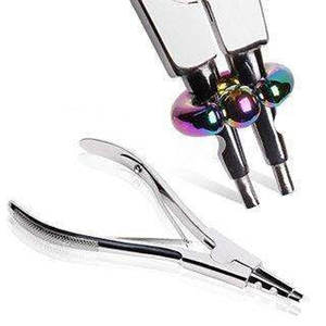Rainbow Surgical Steel Ring Opening <b>Pliers</b> <b>Set</b> for Body Piercing Jewelry | CE Certified Professional Tool - Product Image 3