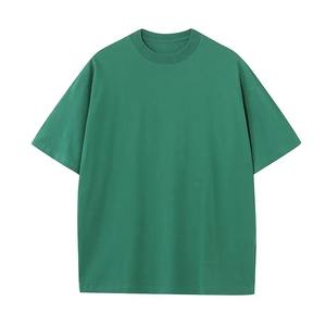 Camiseta de algodón para hombre, informal, con cuello redondo, manga corta, color sólido, ajuste cómodo, uso diario, top moderno - Product Image 2