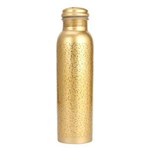 Unique Fancy Texture High Grade Gold Plated Prime Quality Metal Made Water Storage Drinkware Kitchenware Bottles In Lowest Price - Product Image 1