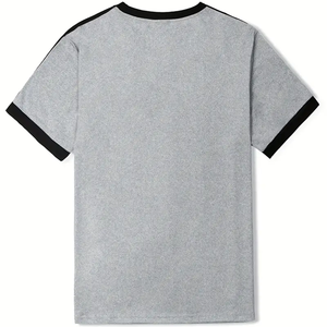 Camiseta para hombre, camisetas Henley de manga corta, Camisetas básicas informales de verano, camisetas ligeras Vintage con botones - Product Image 2