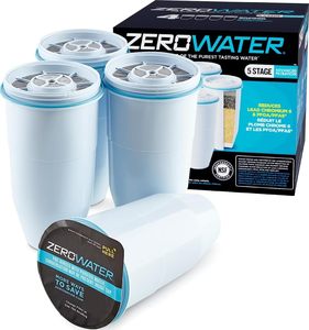 Filtres à eau de remplacement officiels ZeroWater, lot de 4, réduction des PFOA et PFOS, cartouches de filtration à 5 étapes - Product Image 5