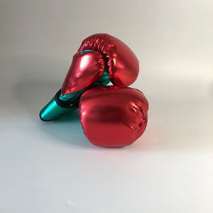 Gants de boxe de combat en cuir PU brillant professionnel de haute qualité pour les arts martiaux et l'entraînement - Product Image 6