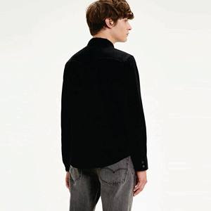 2023 camisa informal para hombre Camisas sólidas 100% algodón transpirable camisas de manga larga para hombres aceptar OEM - Product Image 6