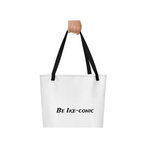Sac fourre-tout promotionnel Be Ike-Conic Signature de grande taille avec impression sérigraphique 100% polyester et grande poche intérieure - Product Image 3