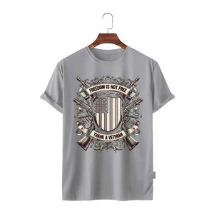 T-shirt en coton imprimé décontracté pour homme 2026, logo personnalisé, vente en gros OEM, vêtements grande taille, mode du Bangladesh, respirant, séchage rapide - Product Image 4