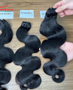 Vente d'automne 2025 Extensions de cheveux vietnamiens bruts cuticule alignée pas de perte pas d'enchevêtrement vapeur vague de corps humaine livraison directe - Product Image 5
