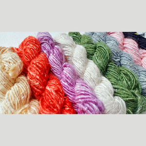 เส้นด้ายไหมกล้วยย้อมหลายสีทำด้วยมือกำหนดสีเองได้ย้อมสีตามต้องการให้มีอยู่ในแฮงค์100กรัม - Product Image 5